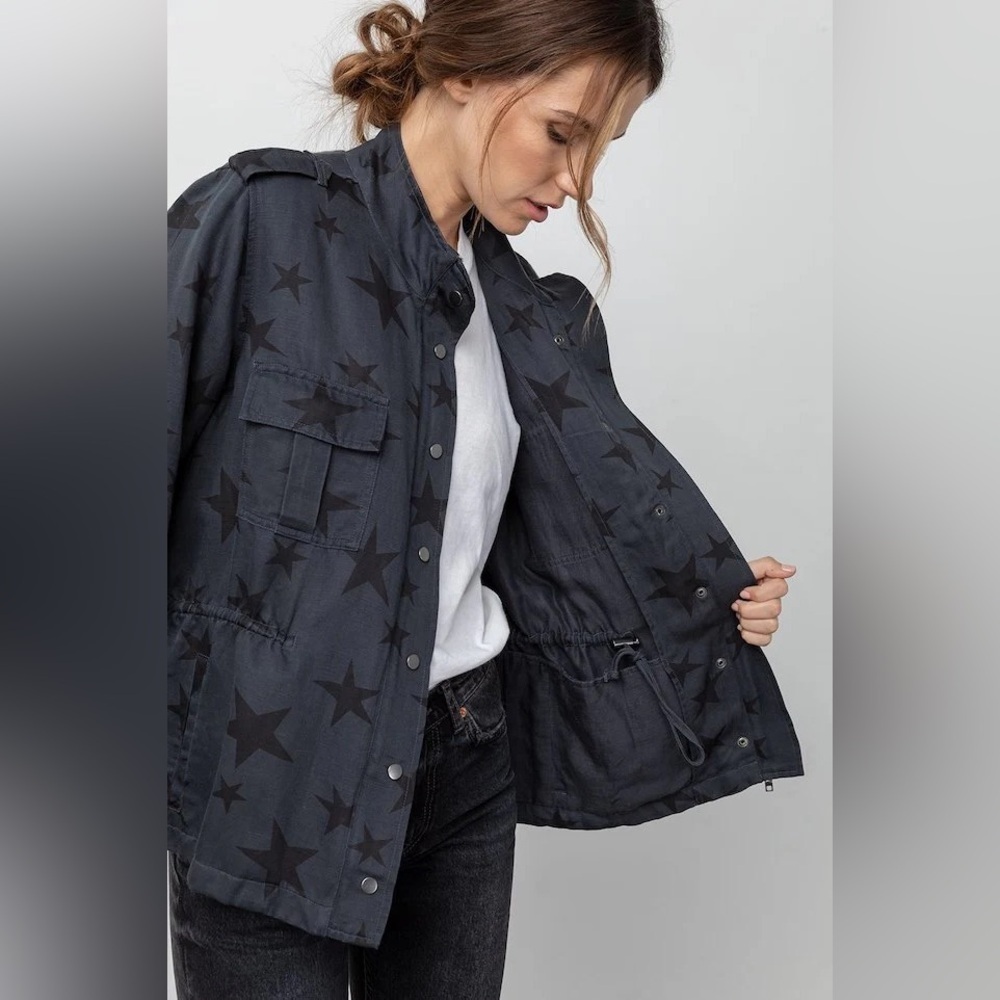 Rails Star Print Utility Jacket light jacket spring layer Lightweight - Picture 2 of 7